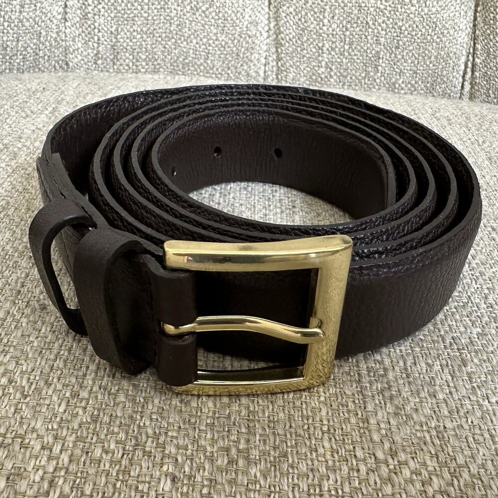 Big Men‎ Leather Belt Dress Brown Men Big Size 54/56